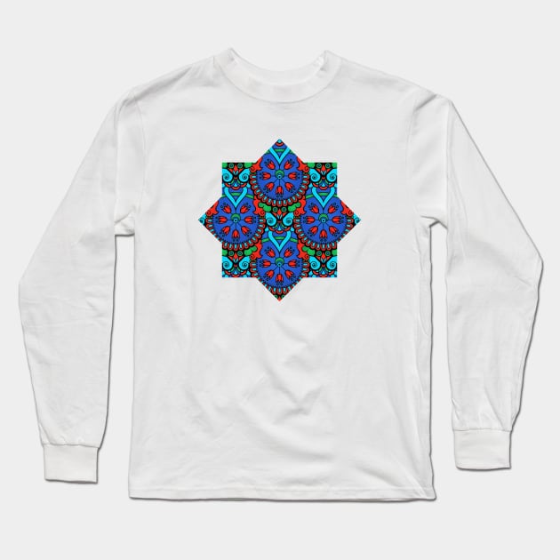 Iznik — Turkish decor Long Sleeve T-Shirt by GreekTavern